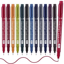 12 Farben Feiner Micro-Liner