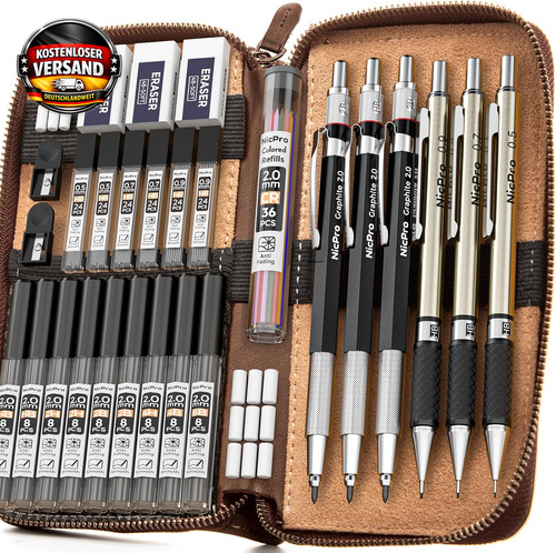 Zeichenstifte set mit 2h - 4b,