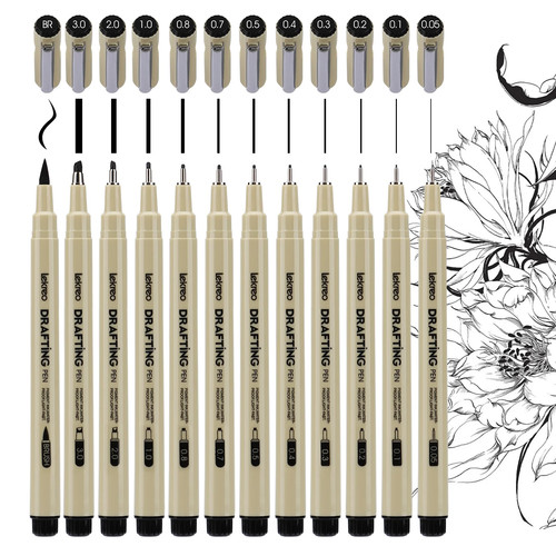 Micron fineliner stifte - micron, 12