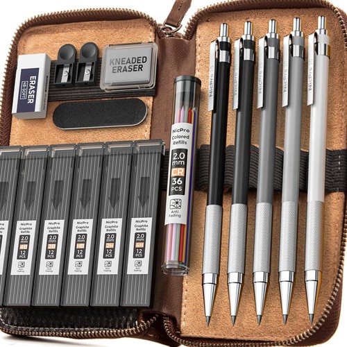 Druckbleistifte set 5er mit - druckbleistifte,